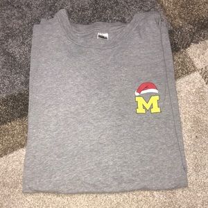 michigan santa t-shirt